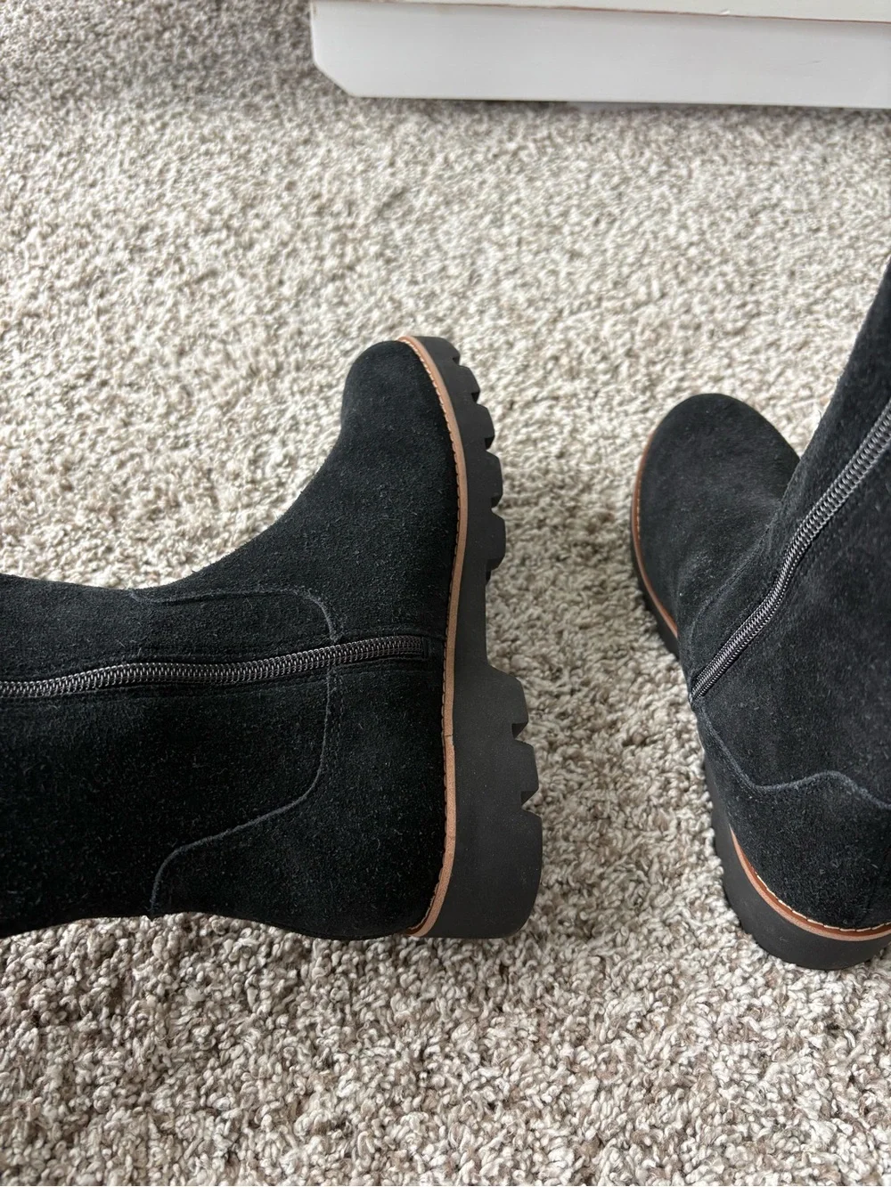 NWT Vionic Women's Gwen High Shaft Waterproof Comfort Boots In Black Size 7